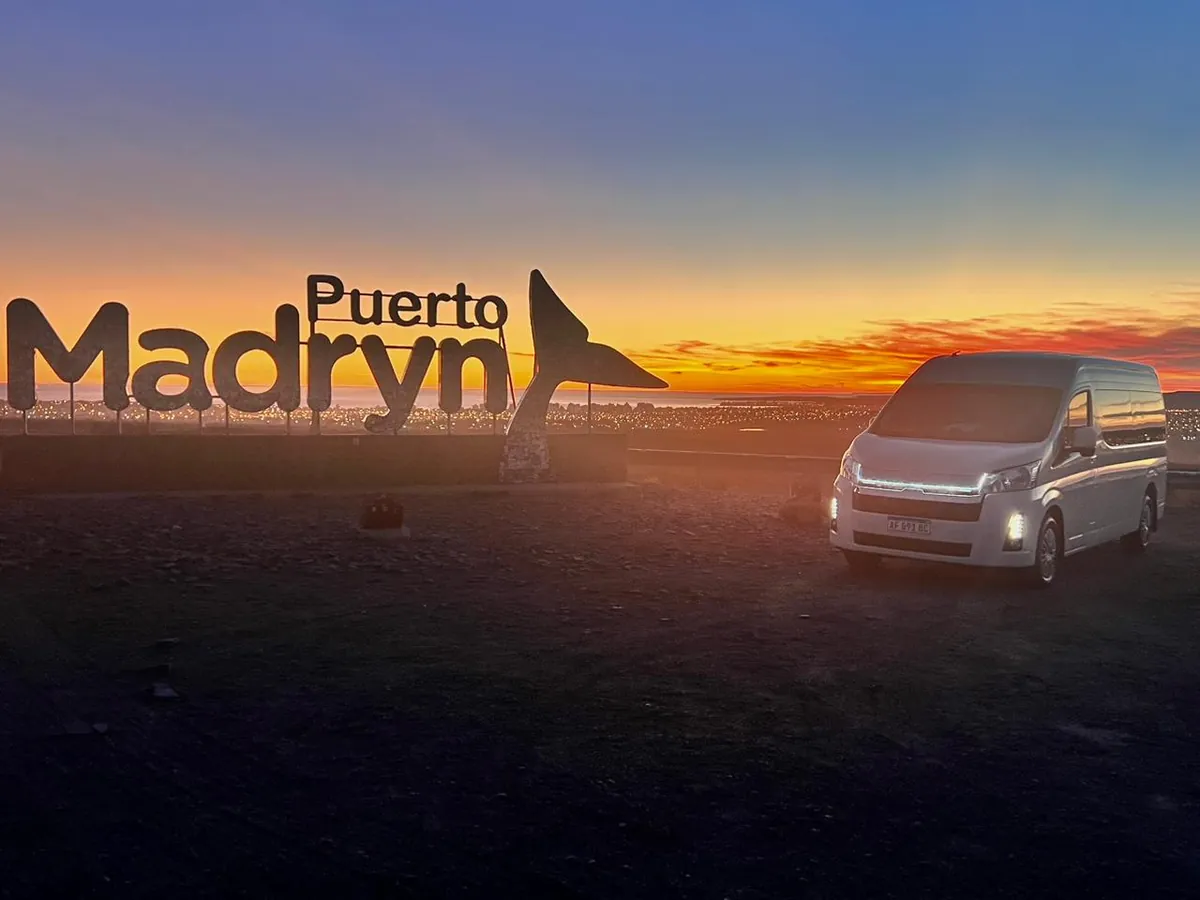 Traslados VIP en el mirador del cartel de Puerto Madryn